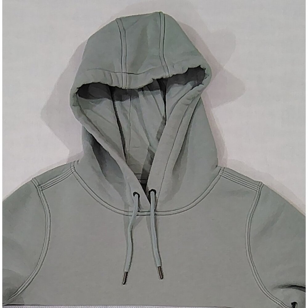 Carhartt Hoodie Sweatshirt Womens Size Small 4-6 Pullover Relaxed Fit Gray Green - Picture 5 of 15